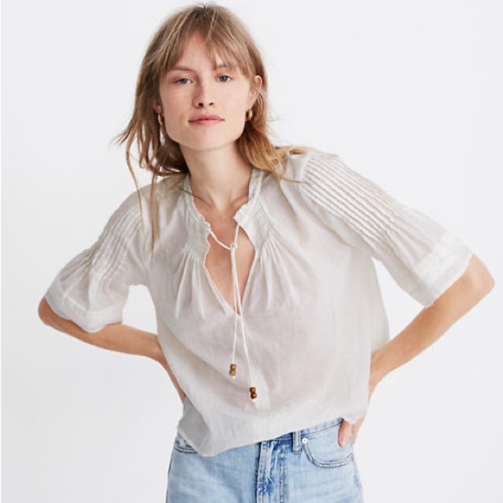 Madewell x warm collaboration womens blouse size xs